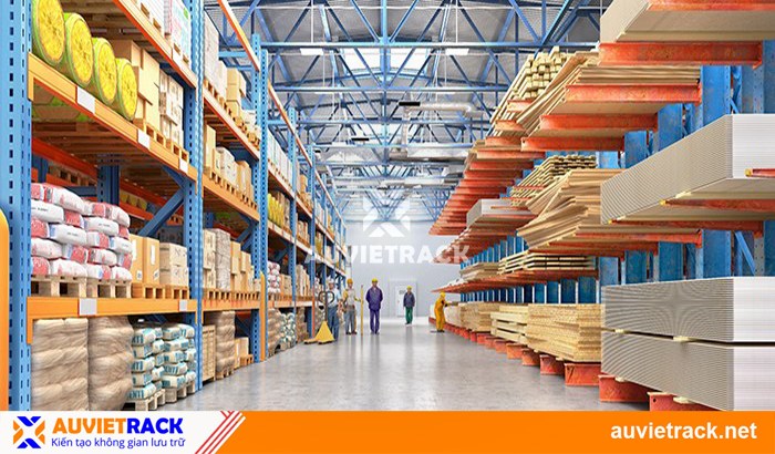Kệ chứa gỗ nội thất Âu Việt Rack